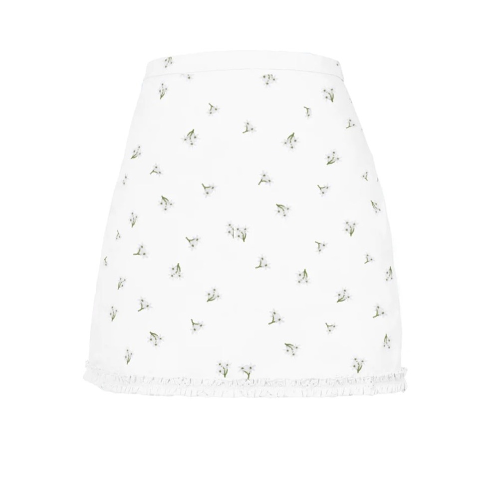 NWOT - The Bar Lorenzo Skirt in Blanc